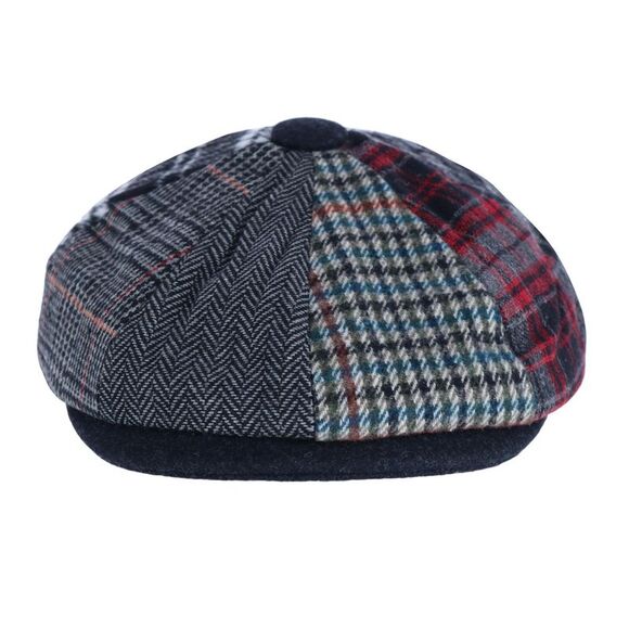 Epoch Hats Company Men's Multi Patchwork Newsboy Cap - Picture 2 of 5